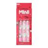 imageKISS imPRESS No Glue Mani Press On Nails Mini PressOn Manicure for Kids Super Duper Pink Kids Size Squoval Shape Includes 20 Fake Nails with Removable Application Tabs 1 Mini File