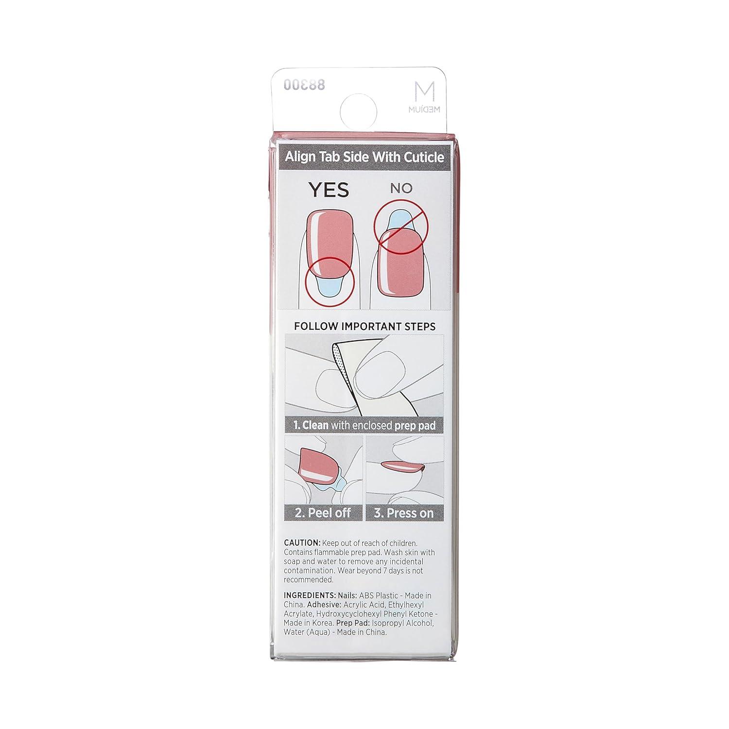 imageKISS imPRESS Color PressOn Manicure Fake Nails Ballroom  Short ampamp Square Solid White Ready To Wear Chip Proof Smudge Proof No Dry Time Mini File ampamp More  30 CountSweet Aroma