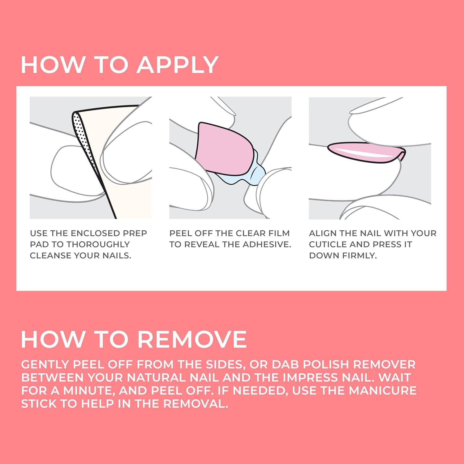 imageKISS imPRESS No Glue Mani Press On Nails Color YOLO Yellow Short Size Squoval Shape Includes 30 Nails Prep Pad Instructions Sheet 1 Manicure Stick 1 Mini FileYellow