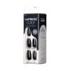 imageKISS imPRESS Color PressOn Manicure Fake Nails Ballroom  Short ampamp Square Solid White Ready To Wear Chip Proof Smudge Proof No Dry Time Mini File ampamp More  30 CountAll Black