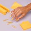 imageKISS imPRESS No Glue Mani Press On Nails Color YOLO Yellow Short Size Squoval Shape Includes 30 Nails Prep Pad Instructions Sheet 1 Manicure Stick 1 Mini FileYellow