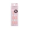 imageKISS imPRESS Color PressOn Manicure Fake Nails Ballroom  Short ampamp Square Solid White Ready To Wear Chip Proof Smudge Proof No Dry Time Mini File ampamp More  30 CountPink Dream