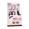 imageKISS Glueliner False Eyelashes Glue Liner 10 mm Includes 1 Pair Of Lash 1 Glue Liner 1 Scissors 1 Applicator Travel Pouch Contact Lens Friendly Easy to Apply Reusable Strip Lashes