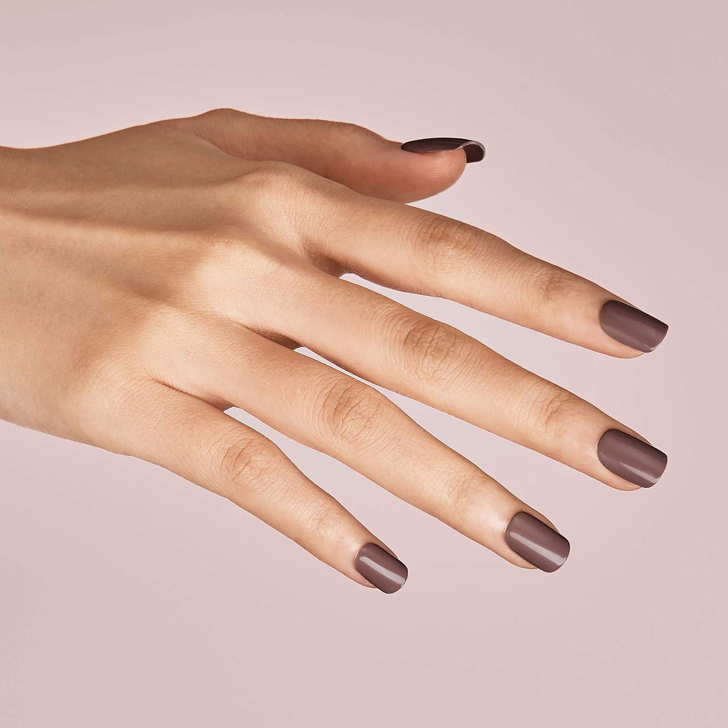 imageKISS imPRESS No Glue Mani Press On Nails Color Try Gray Gray Short Size Squoval Shape Includes 30 Nails Prep Pad Instructions Sheet 1 Manicure Stick 1 Mini FileTry Gray