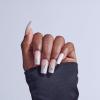 image:imageKISS GLAM Press On Nails Nail glue included Wrapped in Beauty White Long Size Square Shape Includes 32 Nails 2g Glue 1 Manicure Stick 1 Mini File