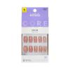 image:imageKISS CORE Press On Nails Nail glue included Embullience Beige Short Size Squoval Shape Includes 32 Nails 2g Glue 1 Manicure Stick 1 Mini File