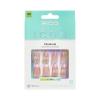 image:imageKISS ICON Press On Nails Nail glue included Vibrant Pink Medium Size Almond Shape Includes 32 Nails 2g Glue 2 Manicure Stick 1 Mini File 2 Prep Pads 48 Adhesive tabs