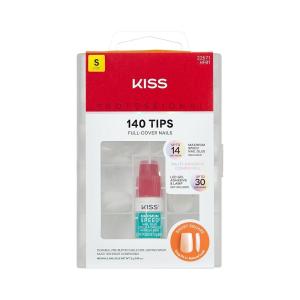 image:imageKISS PROFESSIONAL Press On Nails Nail glue included Ordinary Life White Short Size Square Shape Includes 140 Nails 3g Glue