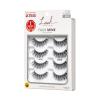 image:imageKISS Lash Couture Faux Mink False Eyelashes Multipack Jubilee 10mm Multiple Lengths Reusable Cruelty Free Vegan Exclusive KnotFree Lash Band 4 PairsJubilee