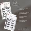 image:imageKISS Lash Couture Faux Mink False Eyelashes Multipack Jubilee 10mm Multiple Lengths Reusable Cruelty Free Vegan Exclusive KnotFree Lash Band 4 PairsLittle Black Dress Multi Pack