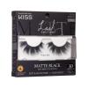 image:imageKISS Lash Couture Matte Black Faux Mink Collection False Eyelashes 14 mm 3D Volume Soft amp matte Finish Plush Effect Easy to Apply Reusable 1 Pair Fake Lashes Style Matte Silk