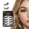 image:imageKISS Matte Black False Eyelashes Matte Cheviot 18mm20mm Includes 4 Pairs Of Lashes Easy to Apply Reusable Lash Clusters4 pair Pack of 1