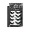 image:imageKISS Matte Black False Eyelashes Matte Cheviot 18mm20mm Includes 4 Pairs Of Lashes Easy to Apply Reusable Lash Clusters4 pair Pack of 1