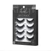 image:imageKISS Matte Black False Eyelashes Matte Cheviot 18mm20mm Includes 4 Pairs Of Lashes Easy to Apply Reusable Lash Clusters4 pair Pack of 1