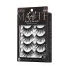 image:imageKISS Matte Black False Eyelashes Matte Cheviot 18mm20mm Includes 4 Pairs Of Lashes Easy to Apply Reusable Lash Clusters4 pair Pack of 1