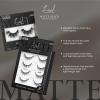 image:imageKISS Matte Black False Eyelashes Matte Sheer 16mm Includes 1 Pair Of Lash Easy to Apply Reusable Lash Clusters