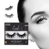 image:imageKISS Matte Black False Eyelashes Matte Velvet 16mm Includes 1 Pair Of Lash Easy to Apply Reusable Lash Clusters1 pair Pack of 1