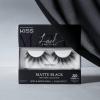 image:imageKISS Matte Black False Eyelashes Matte Velvet 16mm Includes 1 Pair Of Lash Easy to Apply Reusable Lash Clusters1 pair Pack of 2