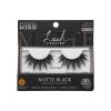 image:imageKISS Matte Black False Eyelashes Matte Velvet 16mm Includes 1 Pair Of Lash Easy to Apply Reusable Lash Clusters1 pair Pack of 3