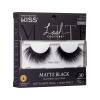image:imageKISS Matte Black False Eyelashes Matte Velvet 16mm Includes 1 Pair Of Lash Easy to Apply Reusable Lash Clusters1 pair Pack of 3