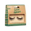 image:imageKISS Sister Nature False Eyelashes Sage 12 mm 100 Natural Hair Recyclable Paper Box Printed with Soy Ink Cruelty Free Vegan Includes 1 Pair of Reusable Strip LashesSage