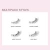 image:imageKISS The New Natural False Eyelashes Pearl Earring 12mm Includes 4 Pairs Of Lashes Easy to Apply Reusable Lash ClustersNude Blazer