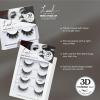 image:imageKISS Triple PushUp False Eyelashes Teddy 12mm Includes 1 Pair Of Lash Easy to Apply Reusable Lash ClustersBabydoll