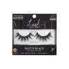 image:imageKISS Matte Black False Eyelashes Matte Sheer 16mm Includes 1 Pair Of Lash Easy to Apply Reusable Lash Clusters