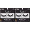 image:imageKISS Matte Black False Eyelashes Matte Velvet 16mm Includes 1 Pair Of Lash Easy to Apply Reusable Lash Clusters1 pair Pack of 2