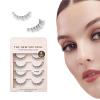 image:imageKISS The New Natural False Eyelashes Pearl Earring 12mm Includes 4 Pairs Of Lashes Easy to Apply Reusable Lash ClustersPearl Earring