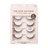 image:imageKISS The New Natural False Eyelashes Pearl Earring 12mm Includes 4 Pairs Of Lashes Easy to Apply Reusable Lash ClustersWide Slacks