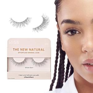image:imageKISS False Eyelashes  Lightweight Reusable Lash Clusters for Natural Look Easy Application Multiple Styles AvailableWhite Shirt