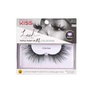 image:imageKISS Lash Couture Triple Pushup False Eyelashes Halloween 02 Includes Contact Lens Friendly Easy to Apply Reusable Strip Lashes1 pair Pack of 1