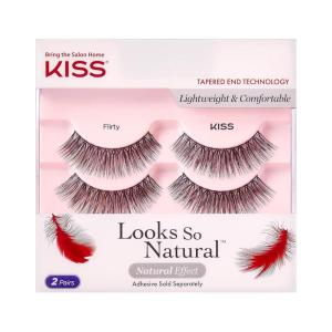 image:imageKISS Looks So Natural False Eyelashes Sultry 12mm Includes 5 Pairs Of Lashes Easy to Apply Reusable Lash ClustersFlir