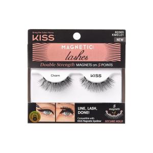 image:imageKISS Magnetic Lash 01 Synthetic False Eyelashes with Magnets Under and Over Your Upper Lashes No Glue Needed Lightweight Reusable Contact Lens Friendly Cruelty Free with Lash Applicator 1 PairCharm