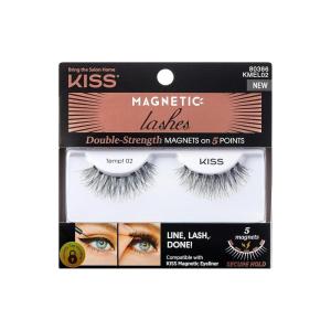 image:imageKISS Magnetic Lash 01 Synthetic False Eyelashes with Magnets Under and Over Your Upper Lashes No Glue Needed Lightweight Reusable Contact Lens Friendly Cruelty Free with Lash Applicator 1 PairTempt