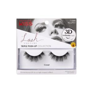image:imageKISS Triple PushUp False Eyelashes Teddy 12mm Includes 1 Pair Of Lash Easy to Apply Reusable Lash ClustersCorset