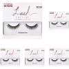 image:imageKISS Lash Couture Faux Mink Collection False Eyelashes Little Black Dress 10mm Easy to Apply Reusable Vegan amp Cruelty free No Damage To Natural Lashes 1 Pair Strip LashesBlack