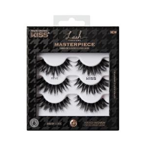 image:imageKISS Lash Couture False Eyelashes Reve 7mm16mm Includes 3 Pairs Strip Lashes Easy to Apply Reusable Lash Clusters