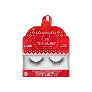 image:imageKISS Lash Couture The Muses Holiday False Eyelashes Legacy 12mm Volumizing Crisscross Lash Pattern Faux Silk Finish Vegan CrueltyFree Lightweight 1 Pair  Lash Glue NET WT 1g 0035 ozNoBlesse