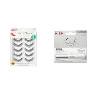 image:imageKISS Looks So Natural False Eyelashes Shy 12mm 5 Pairs KISS Lash Couture Lash Glue Super Strong Adhesive White