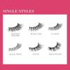 image:imageKISS Lash Couture LuXtensions Collection False Eyelashes Flat Lash Technology Super Slim Lash Band Real Lash Extension Fibers Reusable Style Black Swan 12mm 1 Pair Strip Lashes1 Count Pack of 1