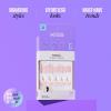 image:imageKISS CORE Press On Nails Nail glue included Two of a Kind White Short Size Squoval Shape Includes 26 Toenails 2g Glue 1 Manicure Stick 1 Mini File