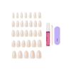 image:imageKISS GLAM Press On Nails Nail glue included Dive Pink Medium Size Almond Shape Includes 32 Nails 2g Glue 1 Manicure Stick 1 Mini File