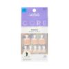 image:imageKISS CORE Press On Nails Nail glue included Two of a Kind White Short Size Squoval Shape Includes 26 Toenails 2g Glue 1 Manicure Stick 1 Mini File