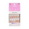image:imageKISS GLAM Press On Nails Nail glue included Day n Night Beige Long Size Almond Shape Includes 32 Nails 2g Glue 1 Manicure Stick 1 Mini File