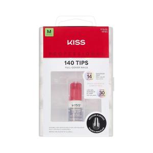 image:imageKISS PROFESSIONAL Press On Nails Nail glue included Unlimited Clear Medium Size Almond Shape Includes 140 Nails 3g Glue