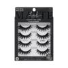 image:imageKISS Lash Couture False Eyelashes Matte Lace 8mm16mm Includes 4 Pairs Strip Lashes Easy to Apply Reusable Lash Clusters