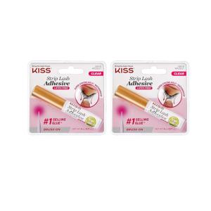 image:imageKiss Strip Lash Adhesive Clear 2 Pack