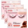 image:imageKISS True Volume False Eyelashes Ritzy 14 mm 100 Natural Hair Tapered End Technology Contact Lens Friendly Easy to Apply Includes 1 Pair Reusable Strip Lashes Pack of 31 Pair Pack of 3
